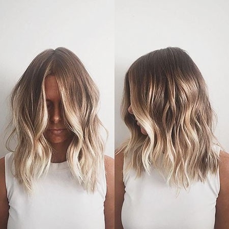 Blonde Balayage Bob