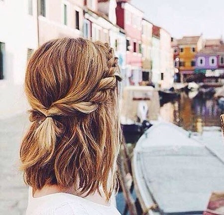 Braided Bun Hairtyle