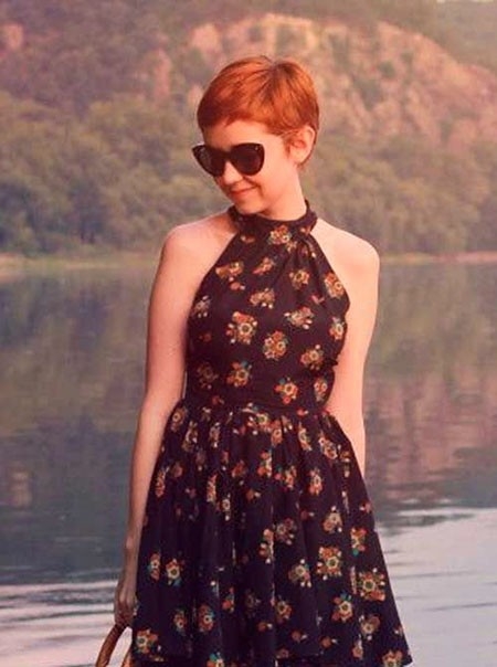 Ginger Short Hair Girl