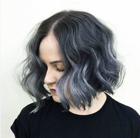 Grey Ombre Short Hair