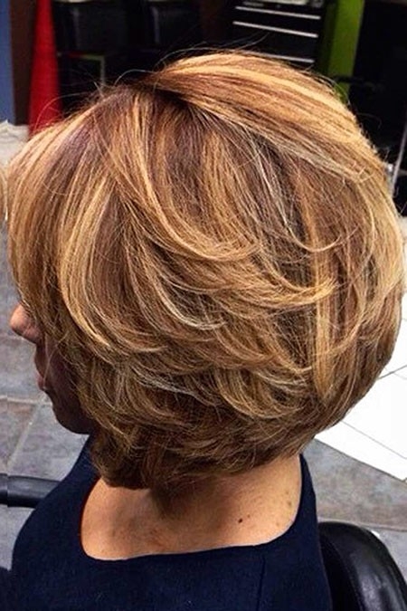 Round Layered Hair