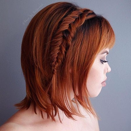 Short Hair Mixed with Long Braids