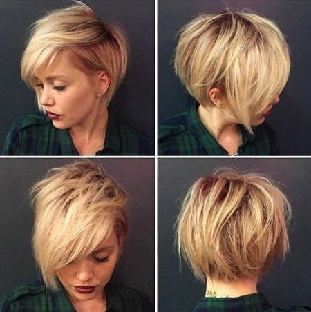 Wavy Pixie Hairtyle