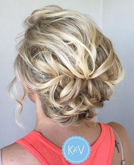 Wavy Updo Hairstyle