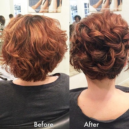 Wavy Updo Hairtyle