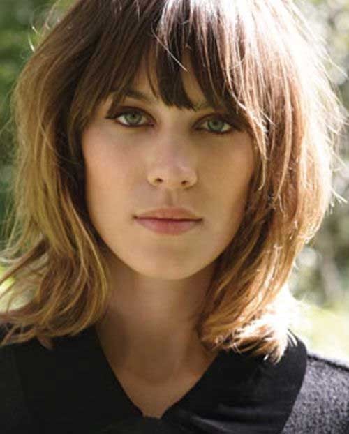 Alexa Chung Ombre Shaggy Hair Style
