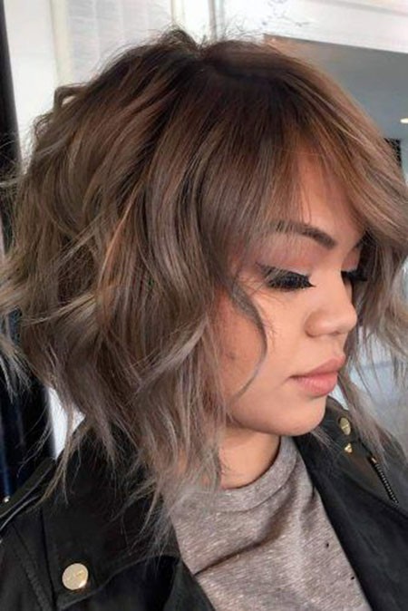 Ash Brown Hair Color Short Hair