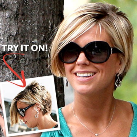 Asymmetrical Short Blonde Hair