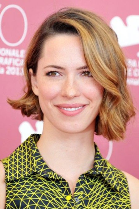 Asymmetrical Short Wavy Hair