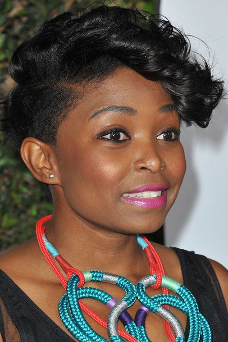 Black Hairtyles in A Roller Set Bob