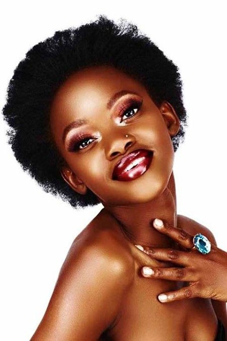 Black Woman Round Face