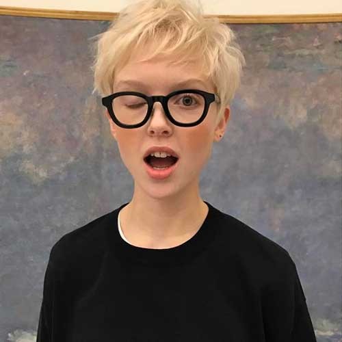 Cute Blonde Hair Pixie Haircuts