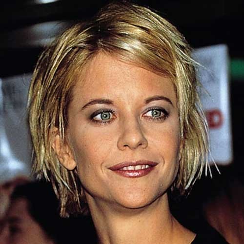 Meg Ryan Shaggy Short Haircut