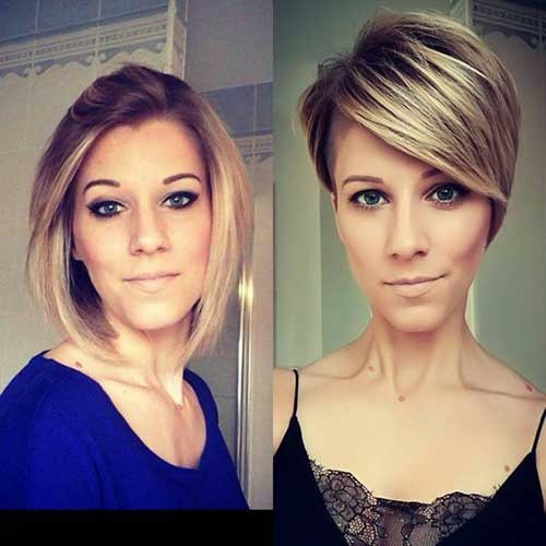 Modern Pixie Hairdo
