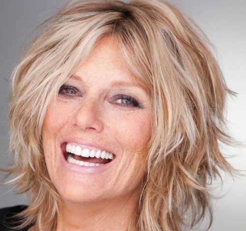 Patti Hansen Shaggy Blonde Hair