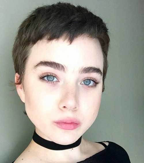 Pixie Cropped Hair