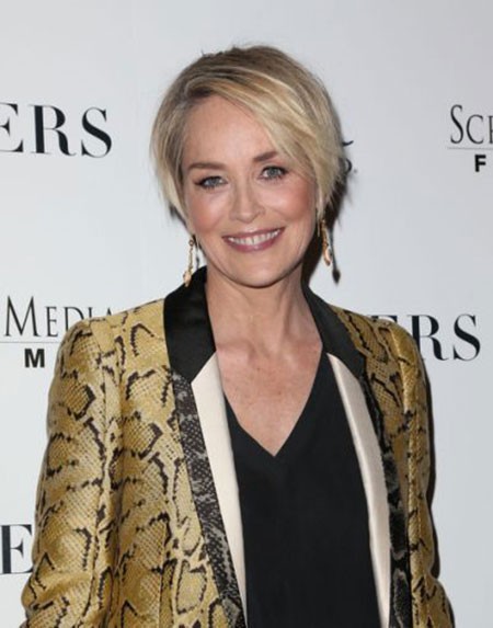 Sharon Stone Short Hairtyles