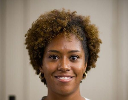 Short Afro Hair Styles for Round Faces