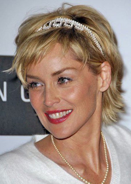 Short Hair with Headband