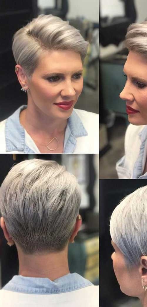 Side Part Pixie Haircut