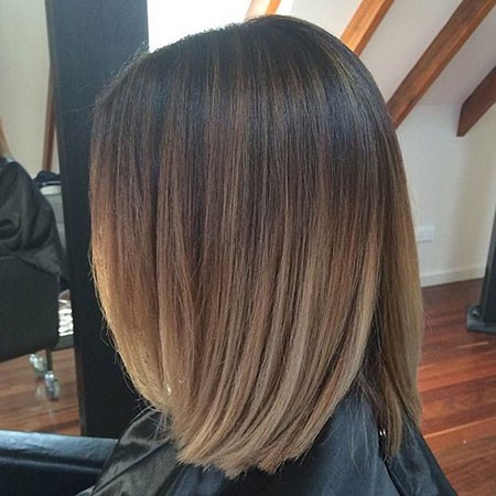 Balayage Short Brown Hair