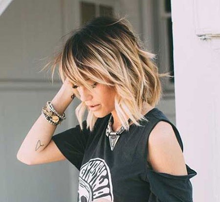 Blonde Hair with Dark Roots