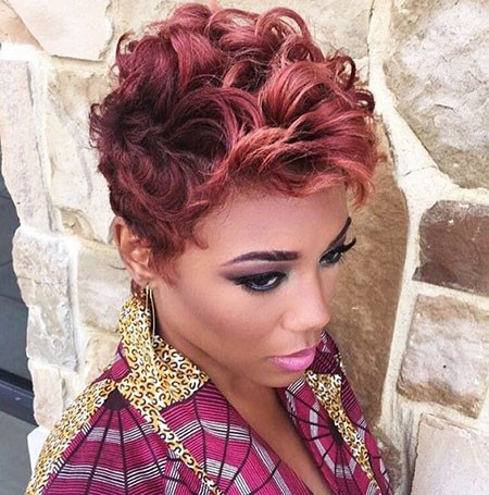 Short Curly Pixie