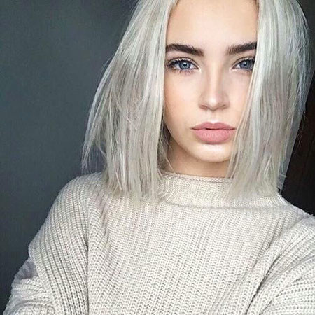 Girl with White Blonde Hair