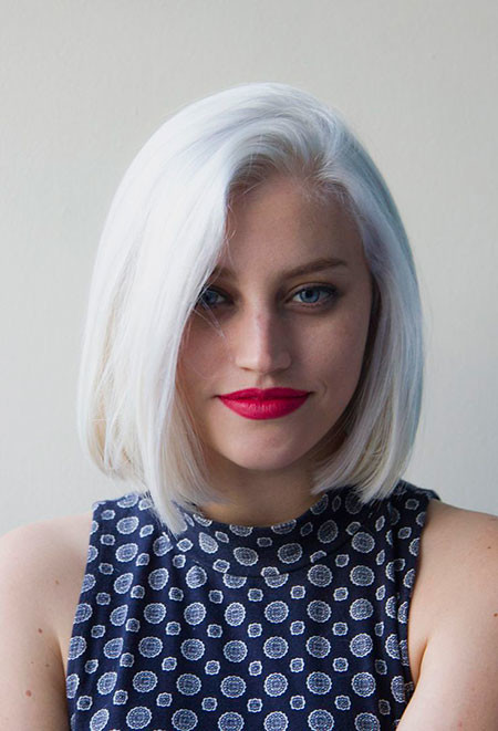 Platinum Blonde Bob
