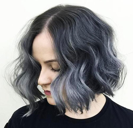 Grey Ombre Short Hair