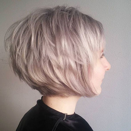 Layered Edgy Bob