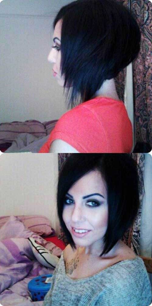 Angled Hairstyle