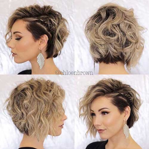 Blonde Pixie Bob Haircut