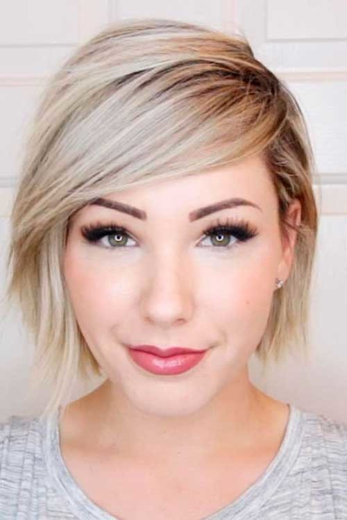 Cute Haircut for Round Faces