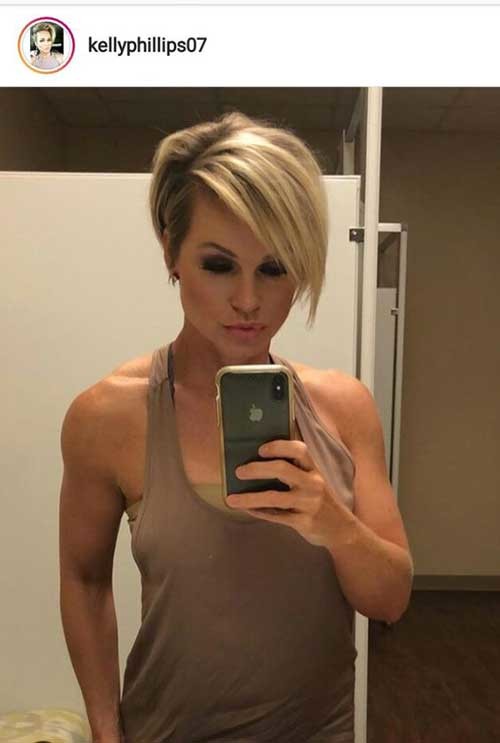 Inverted Bob with Shaved Undercut