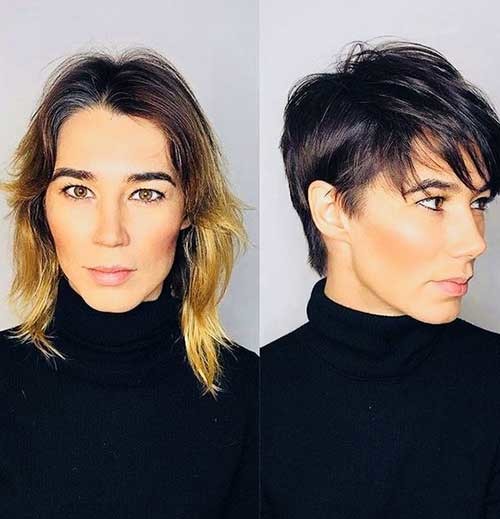 Layered Pixie Cut