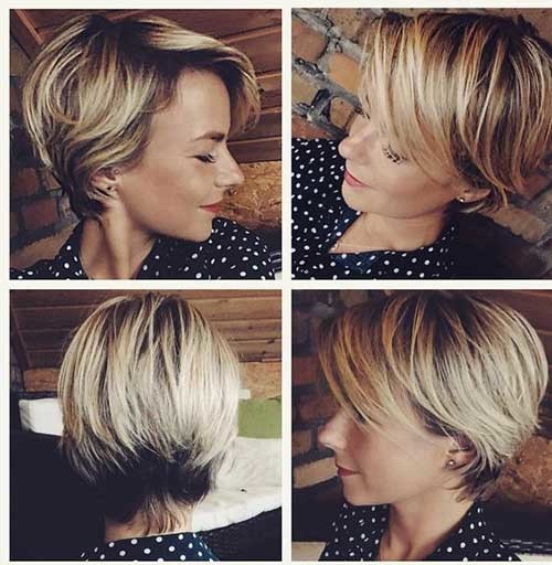 Pixie Bob Cut Beige