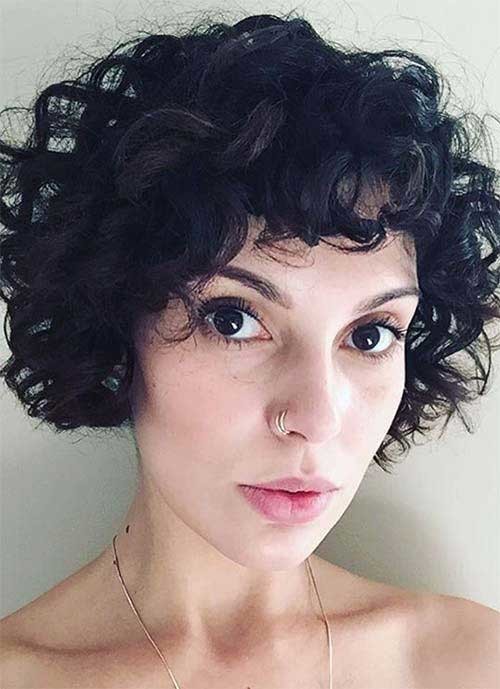 Short Black Curls