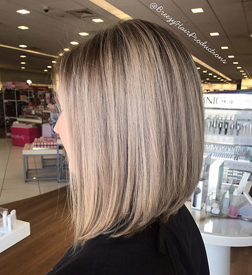 Angled Bob Hair