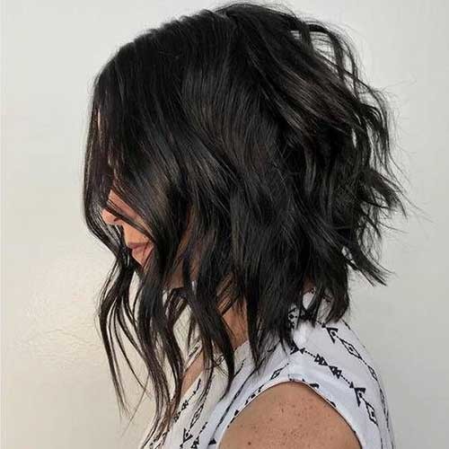 Angled Bob with Long Layers