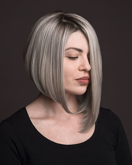 Asymmetrical Bob Haircut