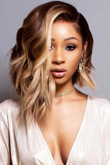 Asymmetrical Bob Haircut