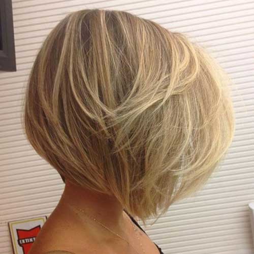 Beachy Stacked Bob