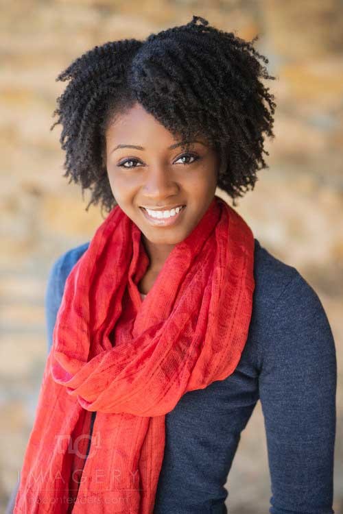 Black women with round face hairstyles