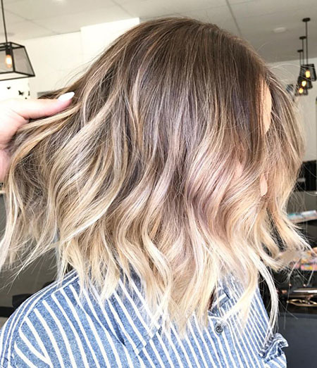 Blonde Balayage Short Hair