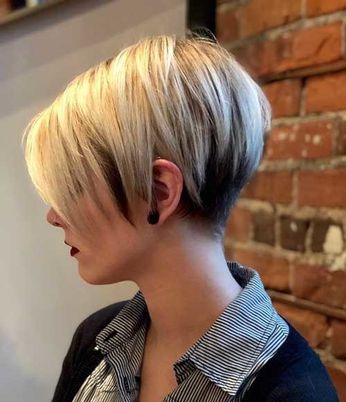 Blonde Pixie Bob Hair