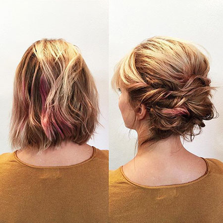 Blonde Updo Hair