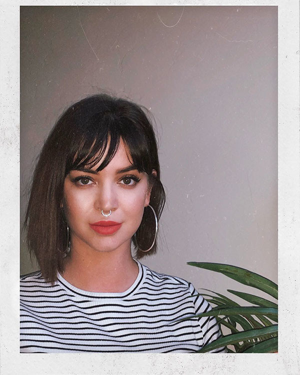Bob Hairstyle with Bangs