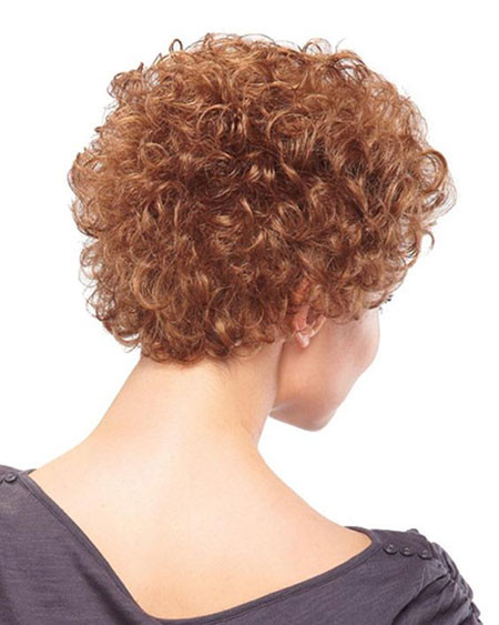 Curly Hair Back View
