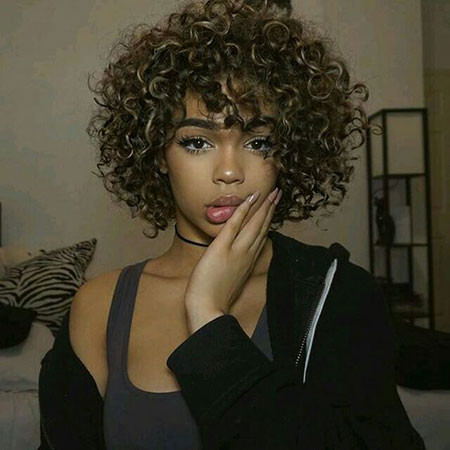 Curly Hair Color İdeas